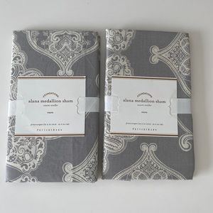 NWT Pottery Barn Alana Medallion Euro Shams